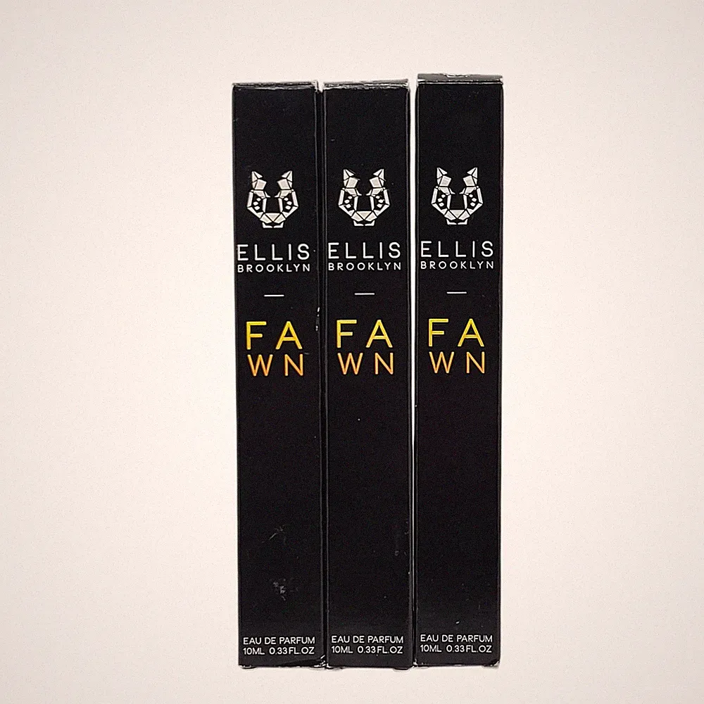 3 Pack, Ellis Brooklyn Fawn Travel Eau de Parfum Spray 0.33 fl oz