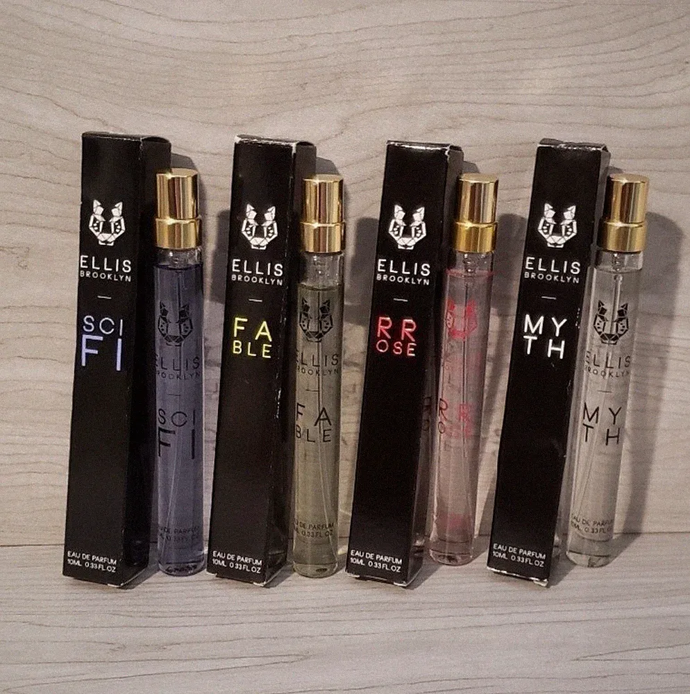 Ellis Brooklyn 4 Fragrance Travel Spray Perfume, 10 mL ea.