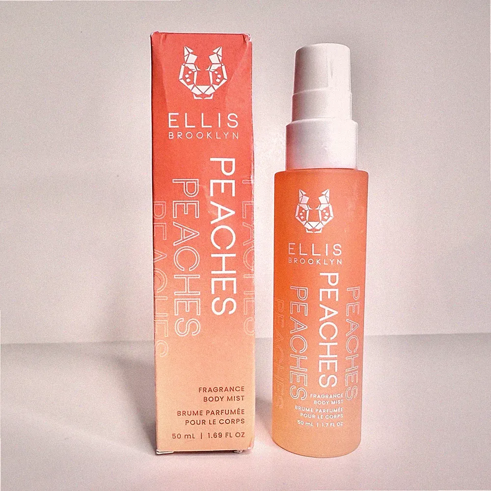 Ellis Brooklyn PEACHES Fragrance Body Mist - 1.7 Fl Oz Boxed