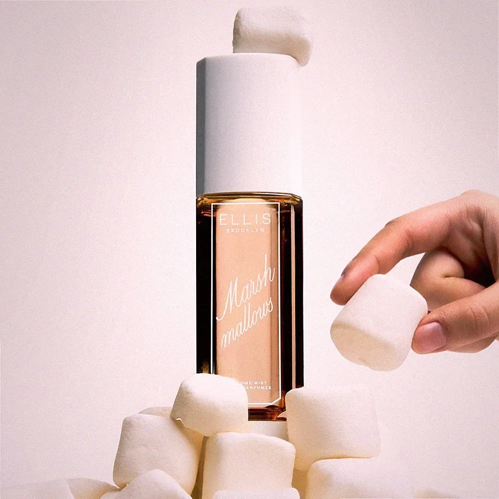 NIB Ellis Brooklyn Mini MARSHMALLOWS Hair and Body Fragrance Mist 3 oz