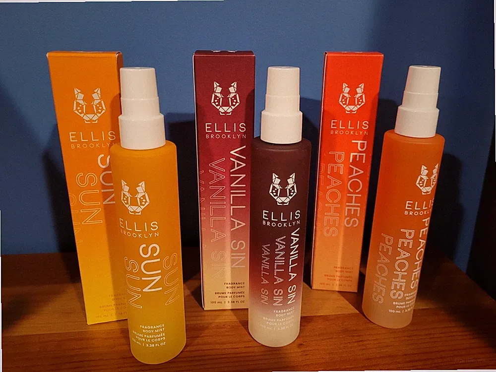 NWB Ellis Brooklyn Fragrance Body Mist Trio - Sun, Vanilla Sin & Peaches